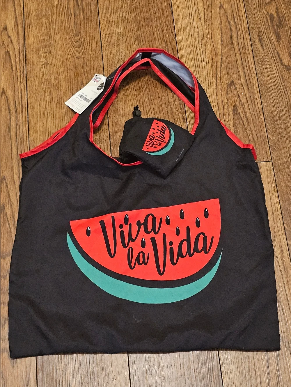 Viva La Vida Frida Kahlo Watermelon Tote Mexico Musuem Bag Nwt Rare